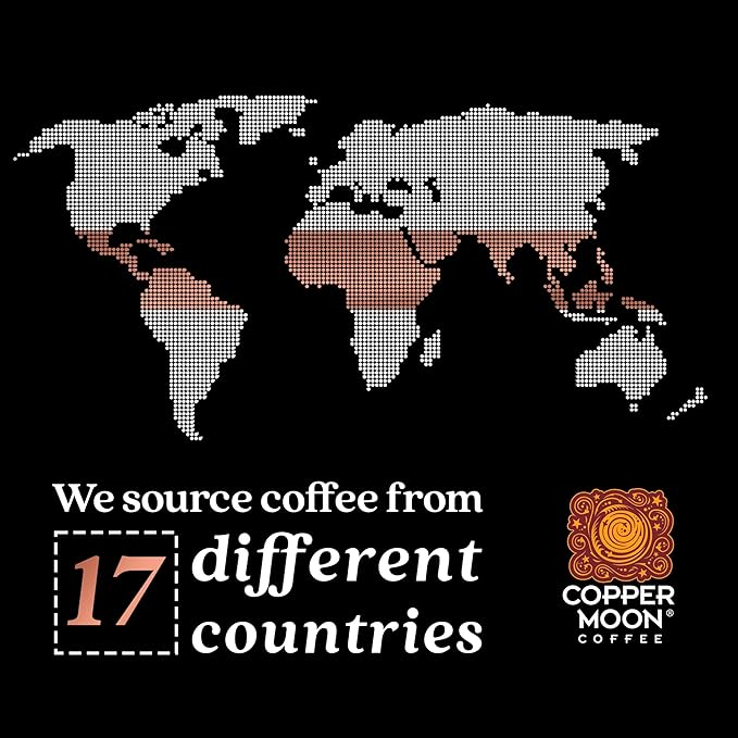 Copper Moon Medium Roast Whole Bean Coffee, Hazelnut & Cream Blend, 5 Lb