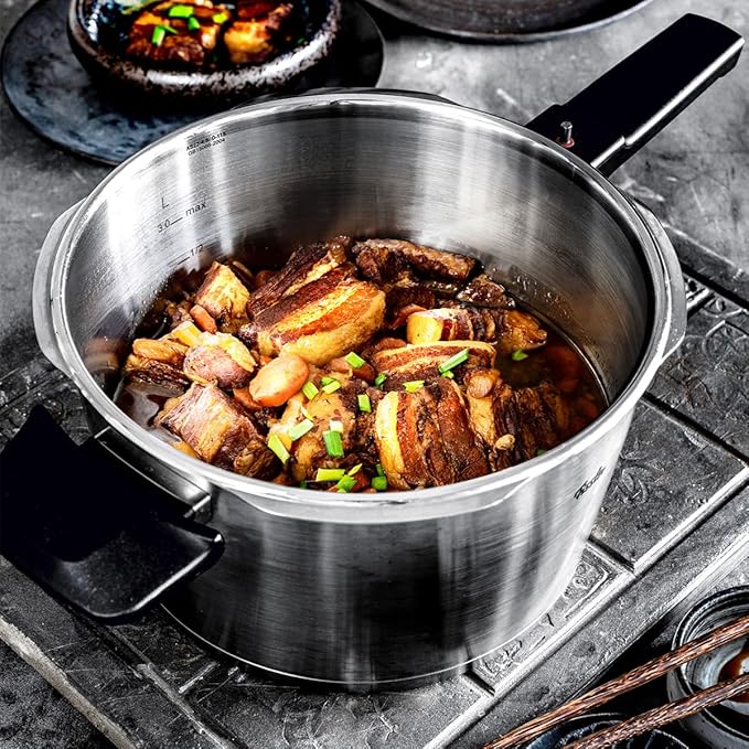 Fissler Vitaquick Premium Pressure Cooker, 6.3 Quart