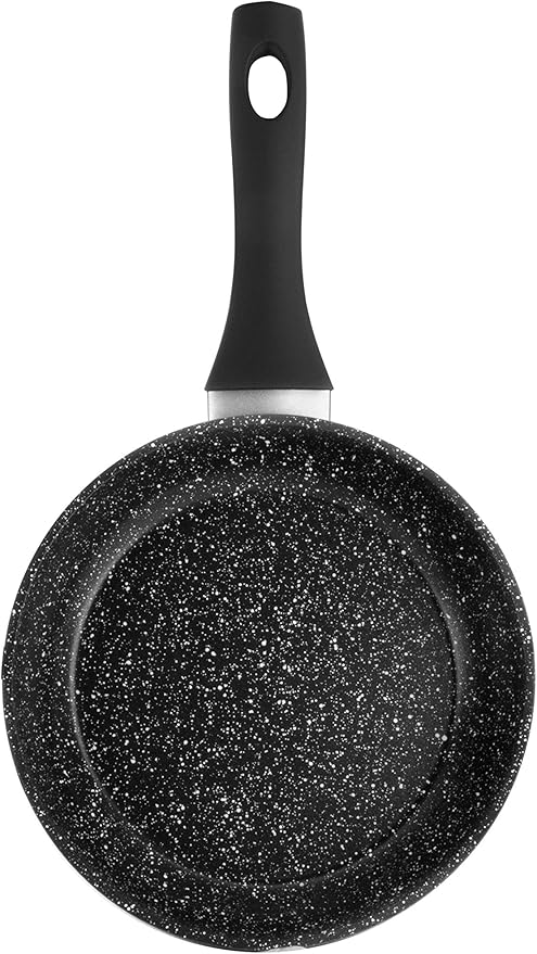 Ibili Professional Natura Non Stick Frying Pans - Made in Spain, Scratch Proof, Chip-Resistant, Double-Layer Pans for Cooking, PFOA Free, Cool Touch Handle, 9.5 Inches
