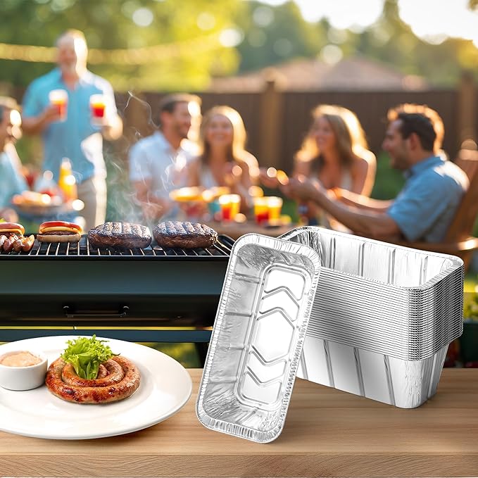 20 Pack Grease Cup Liners for Blackstone Griddle Accessories, Aluminum Foil Drip Pan Grill Grease Tray Liner Grease Catcher Cup Liner for 17, 22, 28 & 36 inches Griddle (20 Pack)