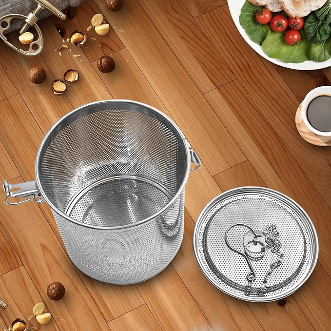 6.3 inch Stainless Steel Tea Ball Seasoning Strainer Infuser Spice Seasoning Strainer Brewing Basket for Kitchen Restaurant
