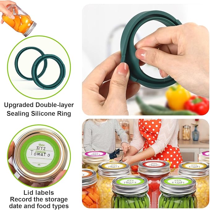 UNIVER M11 Electric Mason Jar Vacuum Sealer Kit - Vacuum Sealer for Wide & Regular Mouth Canning Jars