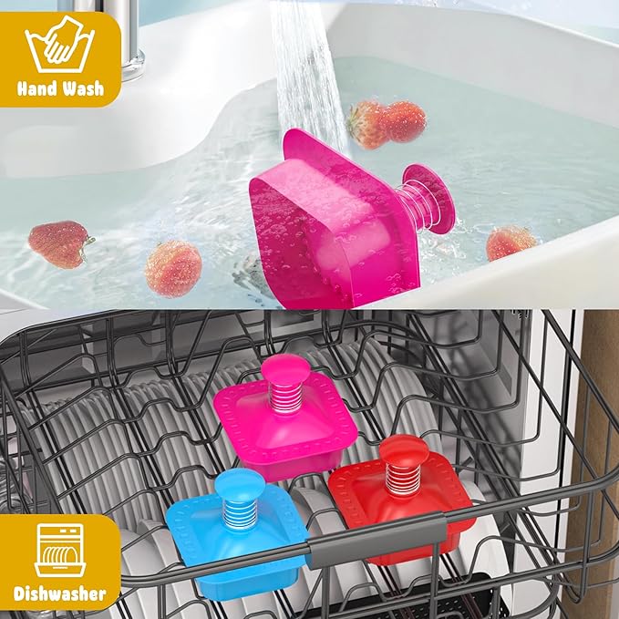 Sandwich Cutter and Sealer Square Cut and Seal Sandwich Maker, Crustless Peanut Butter & Jelly Sandwich Cookie Cutter-Pink Square