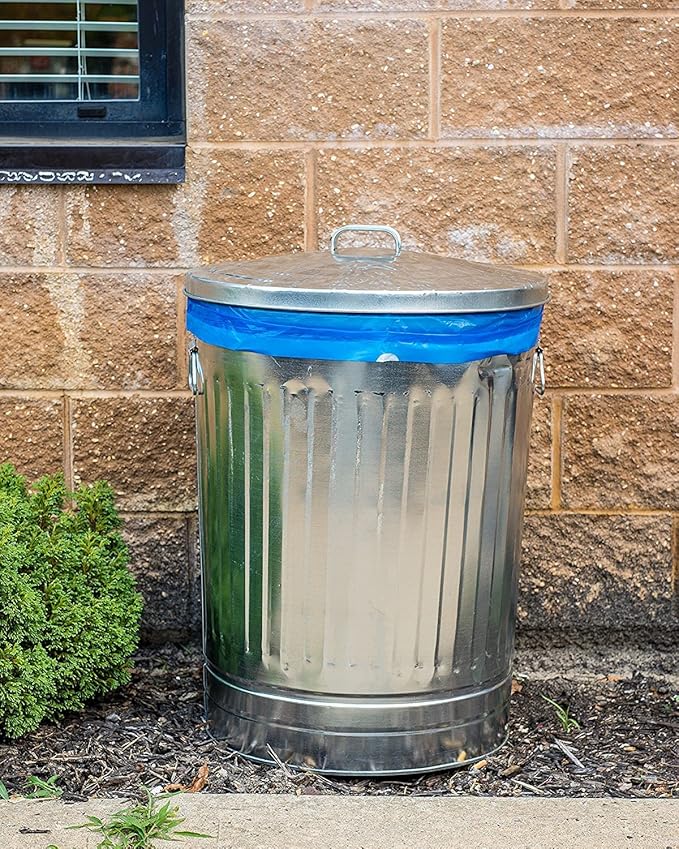 Aluf Plastics 45 Gallon 1.2 MIL Blue Industrial Strength Trash Bags - 40" x 46" - Pack of 100 - For Industrial, Home, & Recycling
