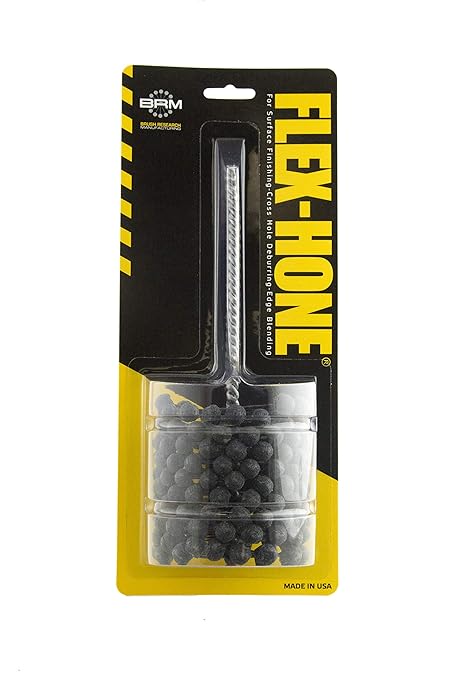 Brush Research BC27812 FLEX-HONE®, 2-7/8" (73mm) Diameter, 120 Grit, Silicon Carbide, For Mild Steel, Stainless Steel, Cast Iron and Softer Ferrous Materials