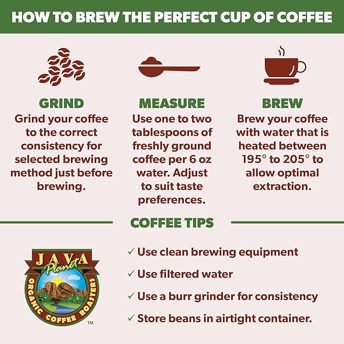 Low Acid Organic Coffee – Whole Bean, Mold-Free & Stomach Friendly by Java Planet, Sumatran Single Origin Decaf Coffee, Dark Roast, Smooth Full Flavored, 5LB Bag