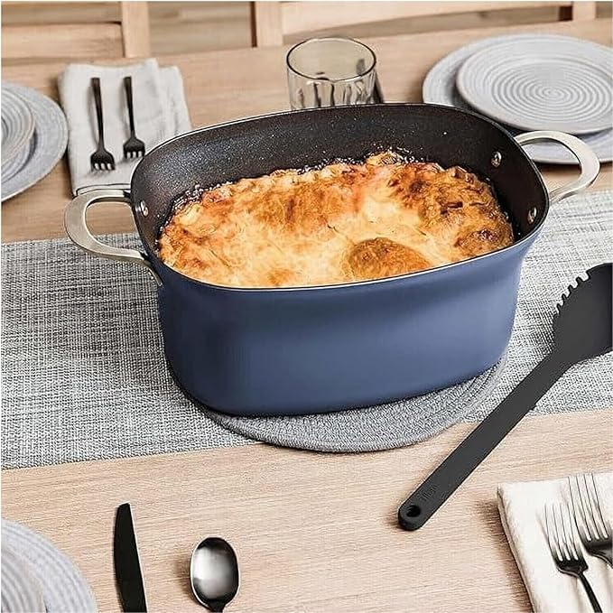 Ninja MC1001 Foodi PossibleCooker PRO 8.5 Quart Multi-Cooker, with 8 in 1 Slow Cooker Dutch Oven, Steamer, Nonstick, Oven Safe Pot to 500°F - Blue