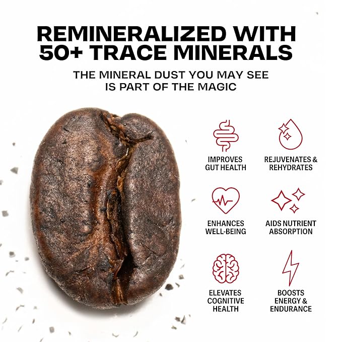 Danger Coffee by Dave Asprey, Remineralized, Mold Free & Lab Tested Ground Coffee, Medium Roast, 10.9 Ounce
