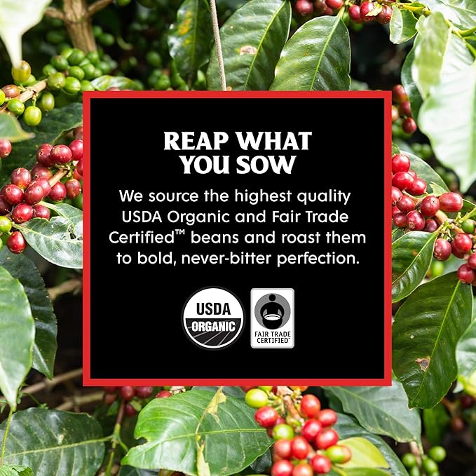 Death Wish Coffee, Whole Bean Espresso Roast - Organic, Fair Trade, Arabica and Robusta Coffee Beans, 14 ounce (Pack of 1)
