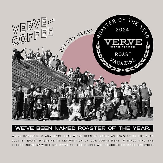 Verve Coffee Roasters Craft Instant Coffee Aster Blend | Medium Roast, Ground, Hand-Roasted | Ethiopian Blend | Enjoy Hot or Cold | Up to 6 Servings