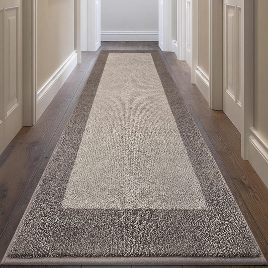 Machine Washable Kitchen Rug 32" x 84", Non Slip Kitchen Mat for Floor, Absorbent Entrance Runner Rug for Bedroom, Hallway, Bathroom, Door (Roll Packing)