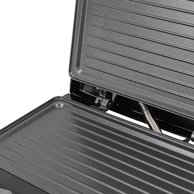 Panini Press, 800W Electric Panini Press Grill Sandwich Maker Breakfast Sandwich Maker Sandwich Maker Press with Aluminum Non Stick Plate for Home Steaks Burgers Breakfasts (US