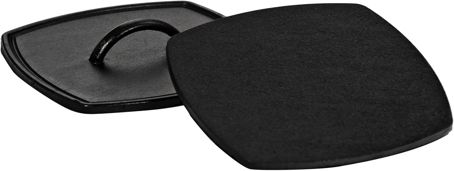 Lodge LFIP3 Lodge Flat Iron Grill Press, 8.25 inch