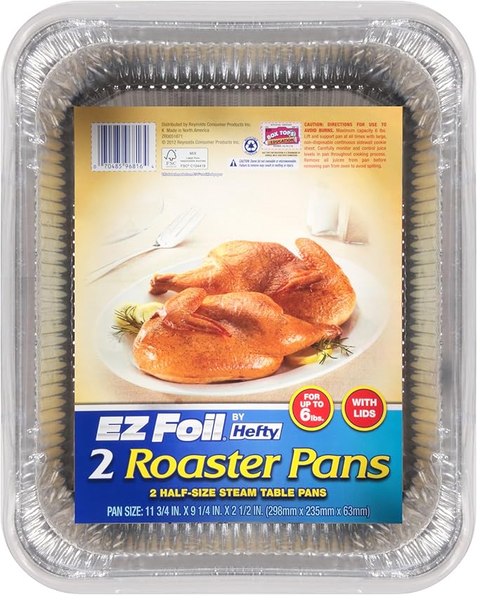Hefty EZ Foil Roaster Pans 2 ct