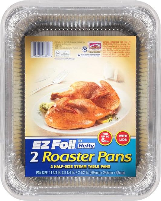 Hefty EZ Foil Roaster Pans 2 ct